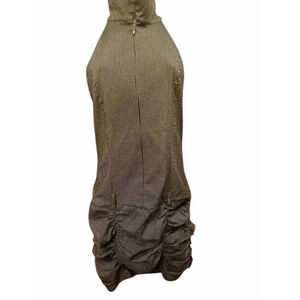 Danese Women's Black Pinstripe Halter Mini Dress - XL - JC435